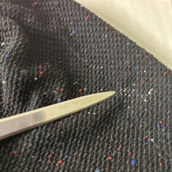 Loft Dress black multicolor tweed textured Womens size Small Flawed - Picture 11 of 13